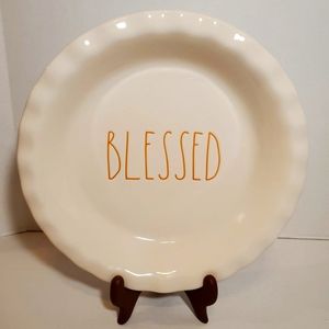 Rae Dunn Blessed Pie Plate